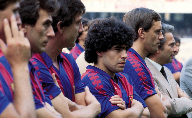 Maradona number 10 barcelona