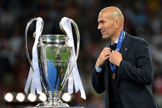 Real Madrid coach Champions League