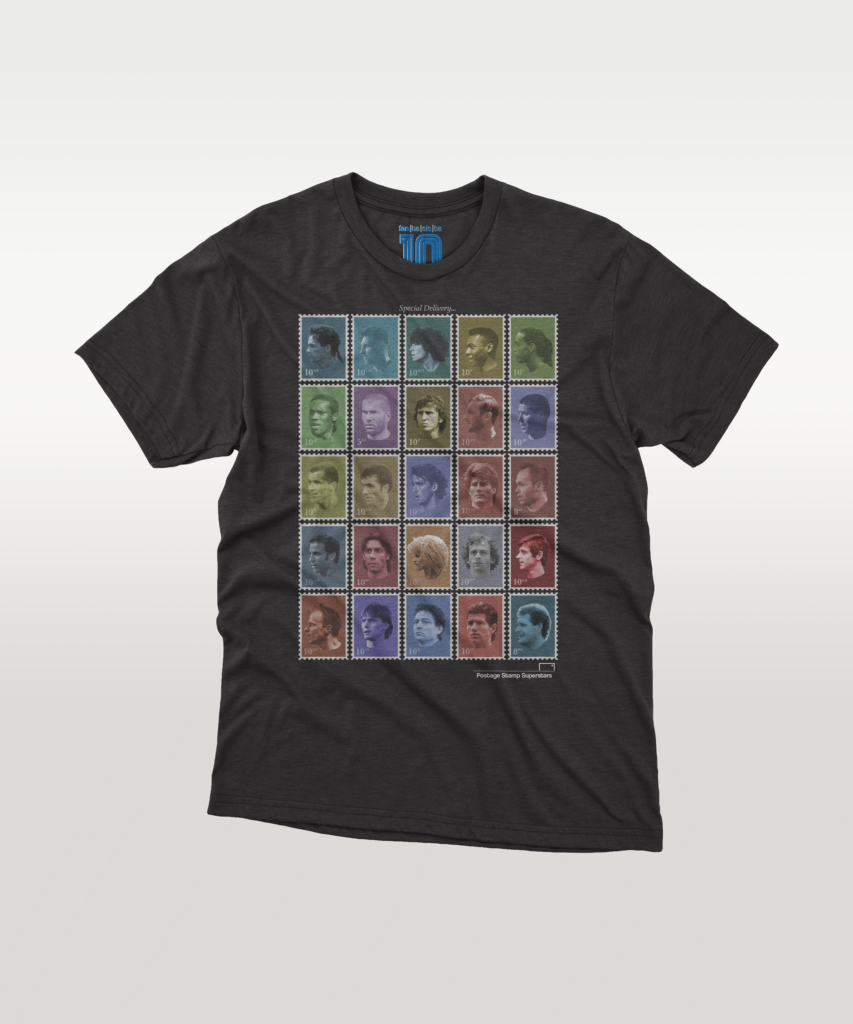 Fantasista 10 T-Shirt - Postage Stamp Superstars: Special Delivery