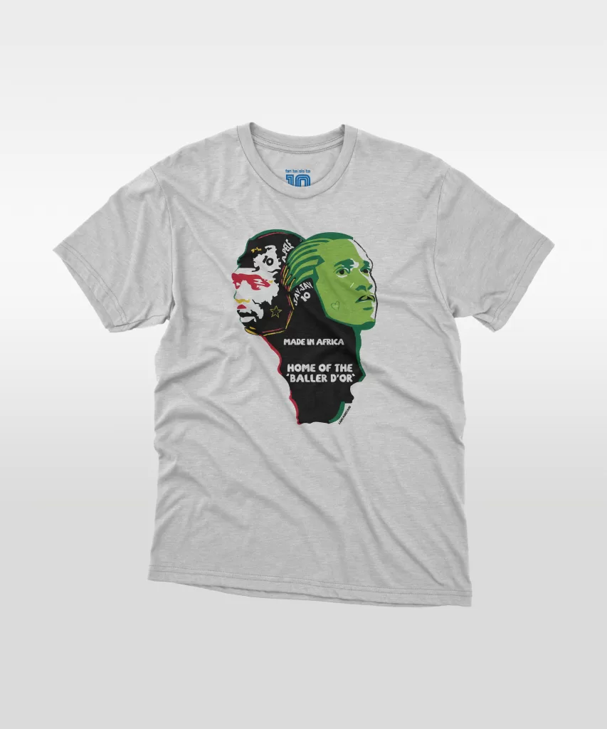Africa: Baller d'Or white t-shirt