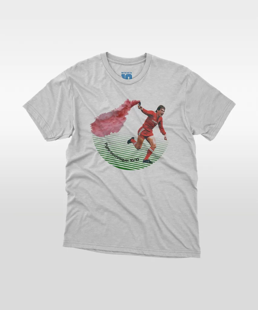 Pyro-technique: Dalglish t-shirt in white