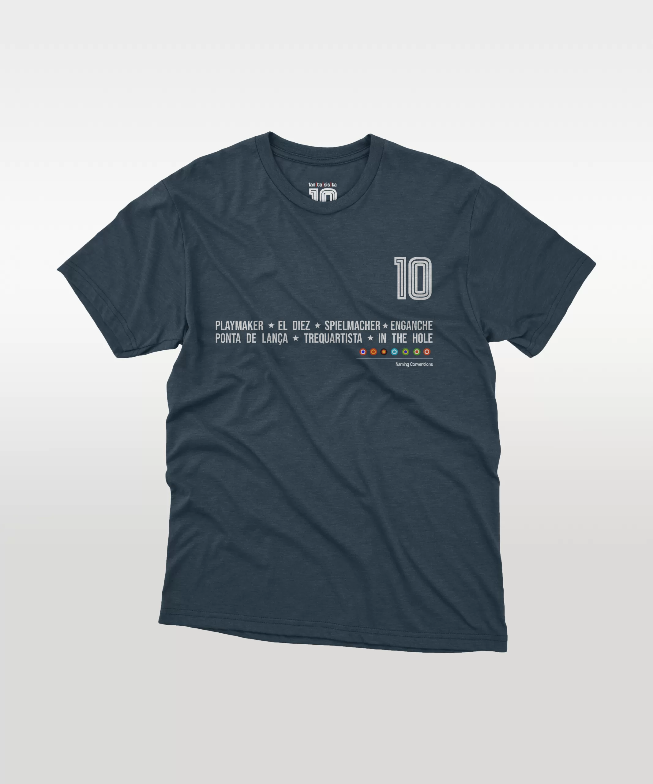 Naming Conventions fantasista t-shirt in blue