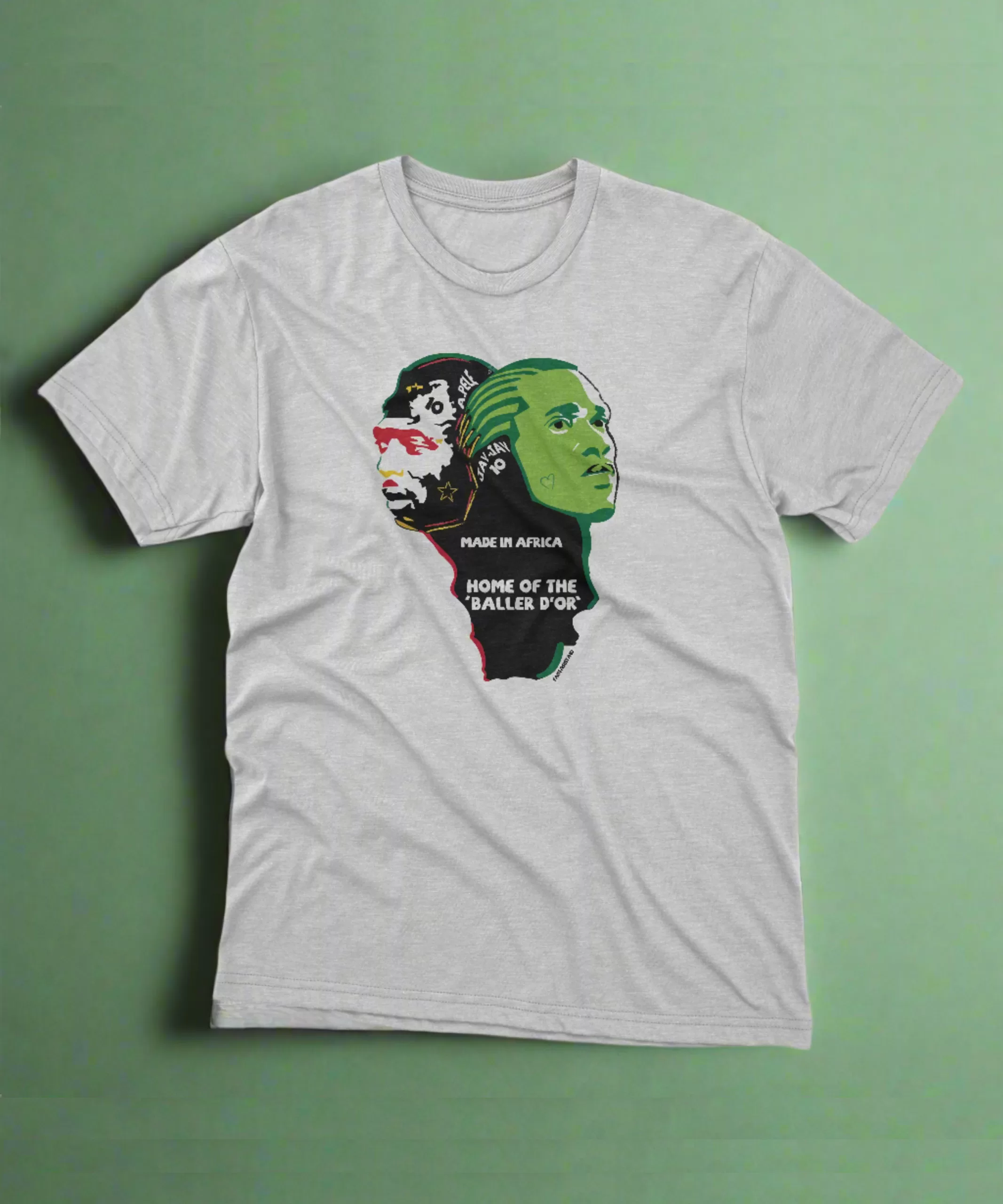 Kids ‘Africa: Baller d'Or’ T-Shirt in white